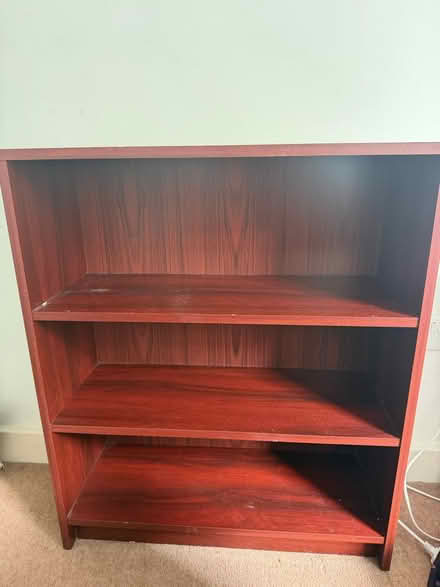 Photo of free Tall wood shelves (Sw14 7dh) #2