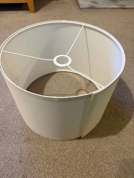 Photo of free Large cream lampshade (Longbarn WA2) #1