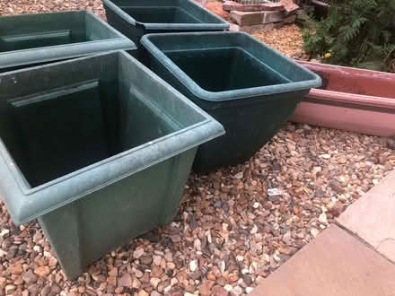 Photo of free 4 large plant pots and a window box (Ely CB6) #1