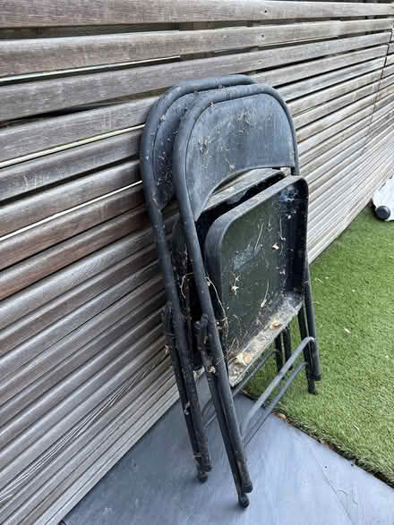 Photo of free 4 Metal chairs (Fulham SW6) #1