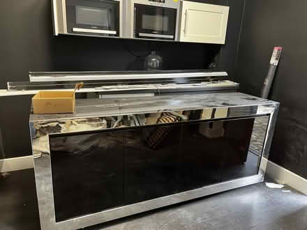 Photo of free Large glass and chrome side board (city centre LS1) #1