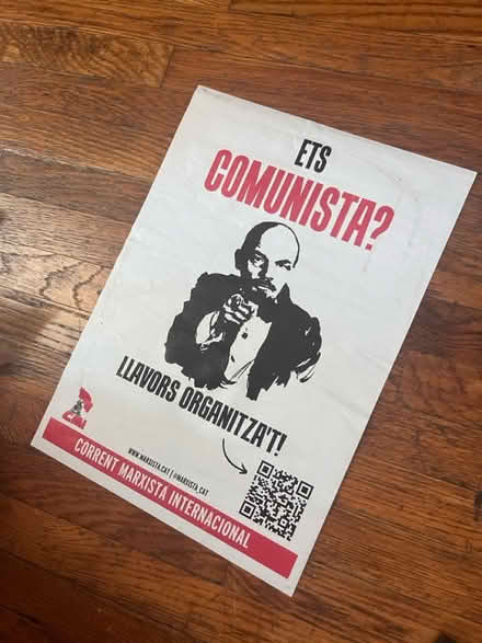 Photo of free Lenin poster from spain (Winter Hill) #1