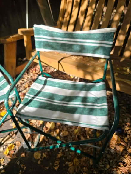 Photo of free 2 x director style chairs (Kennington OX1) #3