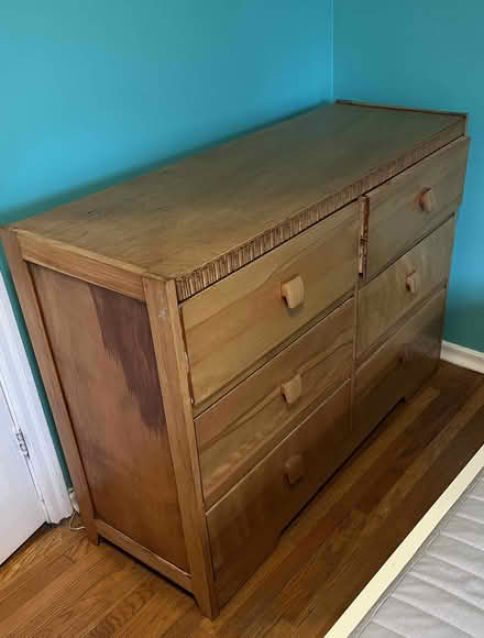 Photo of free Ikea bed and wooden dresser (Burlington- L7P1T4) #3