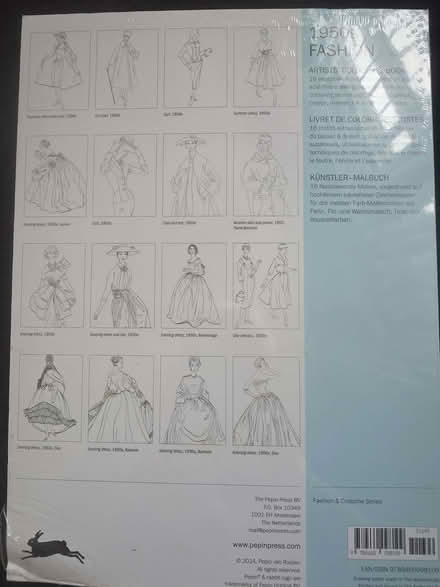 Photo of free 1950s Fashion colouring book (Upper Luton ME5) #2