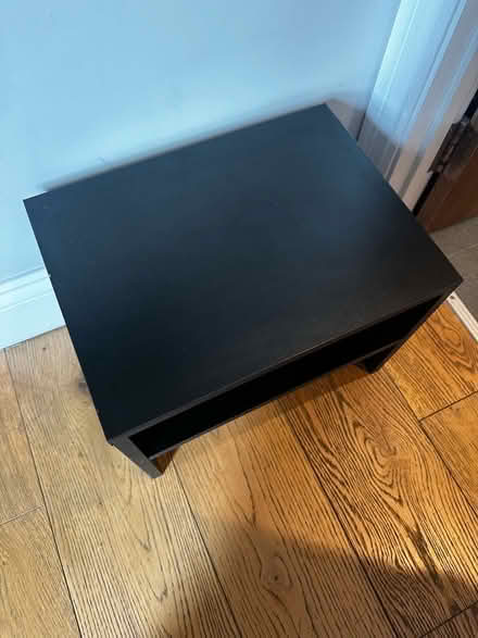 Photo of free 2x black side tables (Shacklewell E8) #3