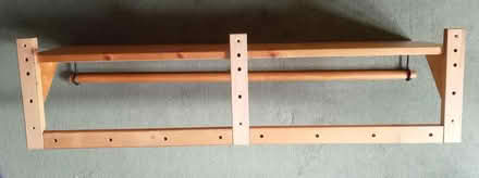 Photo of free IKEA coat and hat rail/rack/shelf (Halstead CO9) #3