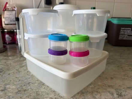Photo of free Plastic Storage for food or crafts (Welling DA16) #1