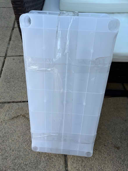 Photo of free Set of white plastic shelves (Wealdstone HA3) #2