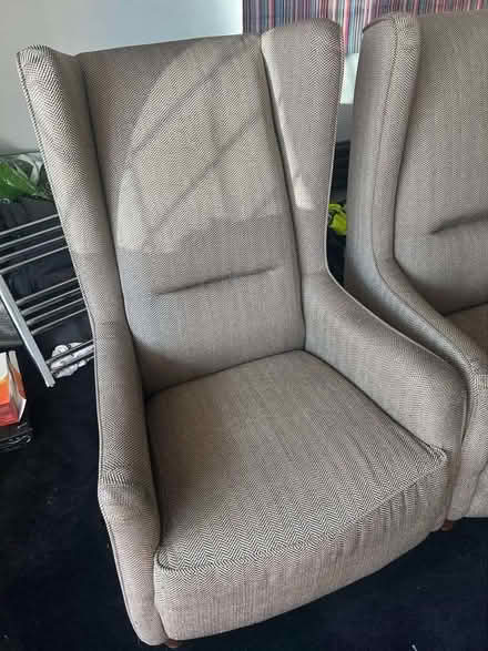 Photo of free 2 high wingback armchairs (Wokingham RG41) #3