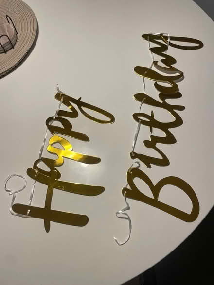 Photo of free Small happy birthday banner (Battersea Rise SW11) #1
