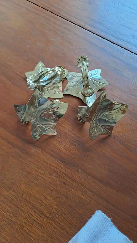 Photo of free 4 metal leaf decorations (Sherrard's Green WR14) #1