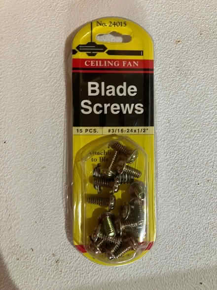 Photo of free Ceiling fan screws (Wingdale) #1