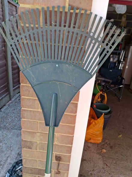 Photo of free 2 plastic leaf rakes (Lightwater GU18) #1