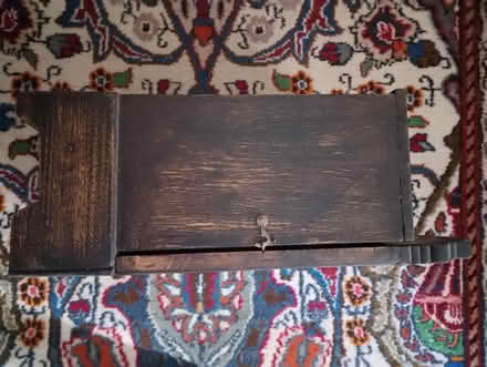 Photo of free Old mantel/shelf clock on wooden case (Halstead CO9) #3