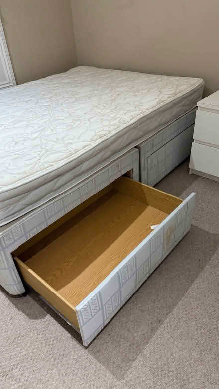Photo of free Double divan bed and mattress (Lavender Hill SW11) #2