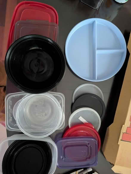 Photo of free Mismatching Tupperware pieces (College park) #1