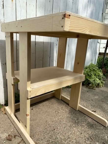 Photo of free Homemade shelf (or small desk) (Fort Wayne, south side) #3