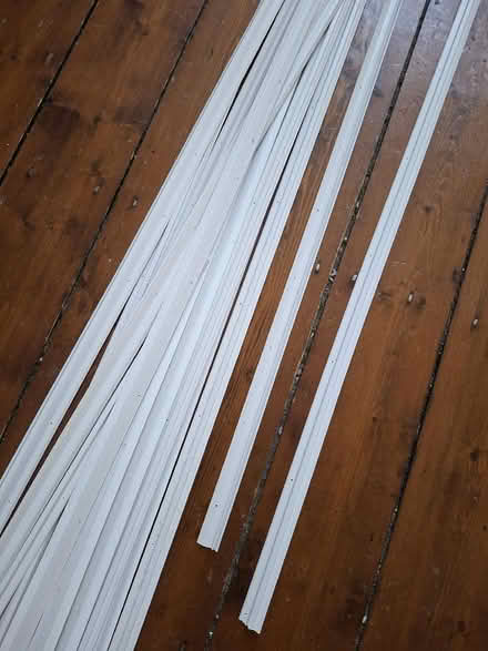Photo of free White Plastic Window Board Retaining Trim (Woodlands G4) #1