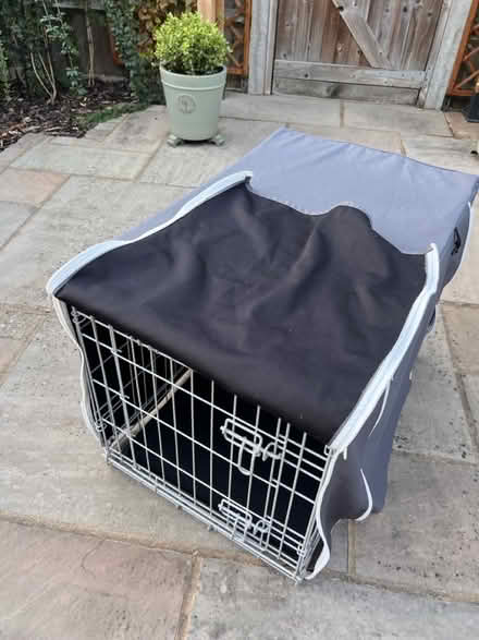 Photo of free Dog crate and cover (SW19 1bz) #4