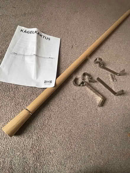 Photo of free Wood effect curtain rail. Extendabl (High Heaton NE7) #1