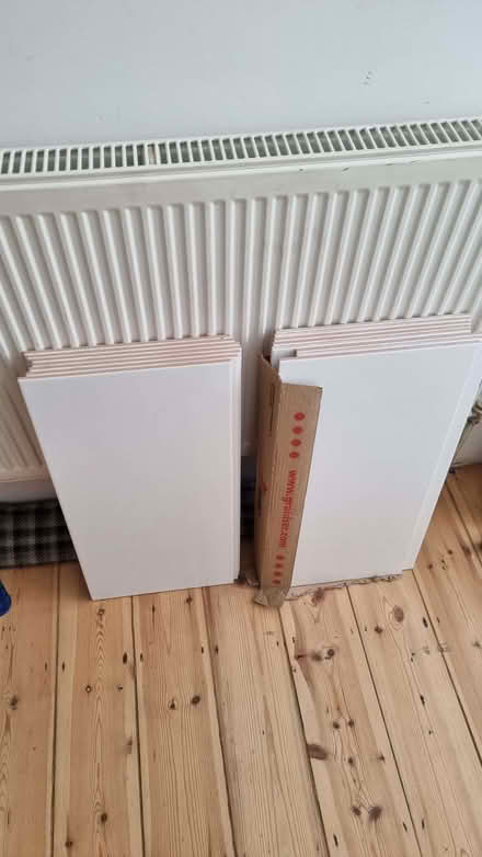 Photo of free 15 white gloss wall/floor porcelain tiles 30 x 60cm (Crouch End N8) #1