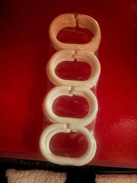 Photo of free Shower curtain hooks x12 (LS5 Kirkstall) #1