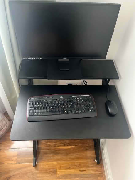Photo of free Working station desk+chair+screen (Raynes Park SW20) #4
