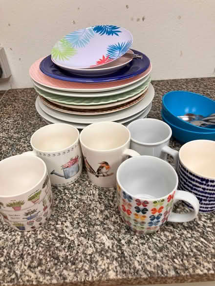 Photo of free Collection of mugs and plates (St Buryan TR19) #1