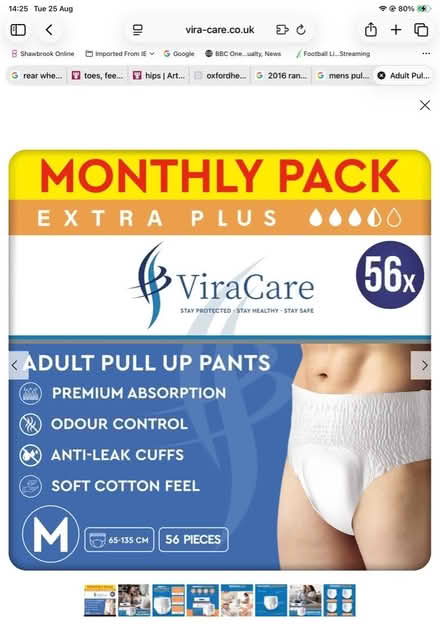 Photo of Adult pull up pants (Sprowston NR7) #1