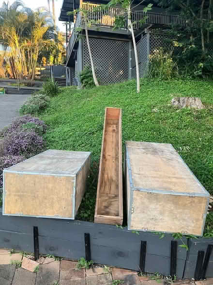Photo of free 2 Free Wooden Crates (Elanora Qld) #1