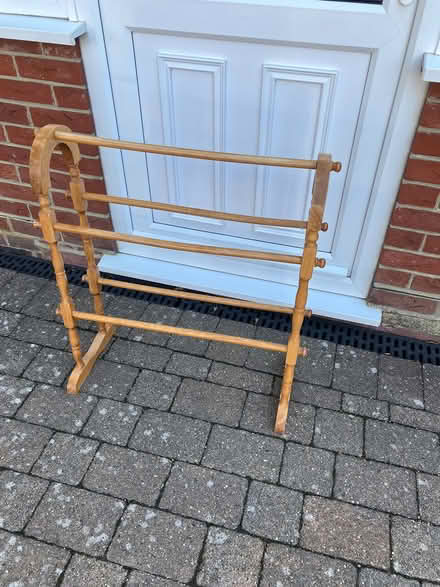 Photo of free Wooden towel rail (Hove BN3) #1