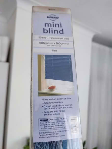 Photo of free New Metal Wilko Blue Venetian blind (NW10) #1