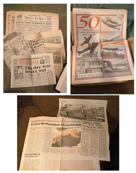 Photo of free newspaper cuttings, politics, 1989 to 1993 and some to 2001 (Boscombe BH5) #1