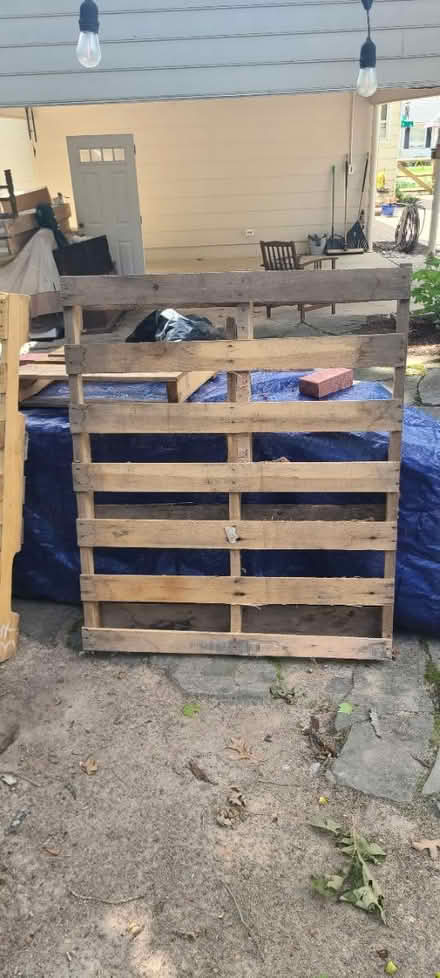 Photo of free Wooden Pallets (4) (Lake Daniel, Greensboro) #4