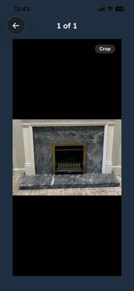 Photo of free Marble Hearth and Back Panel (Bradwell) #1