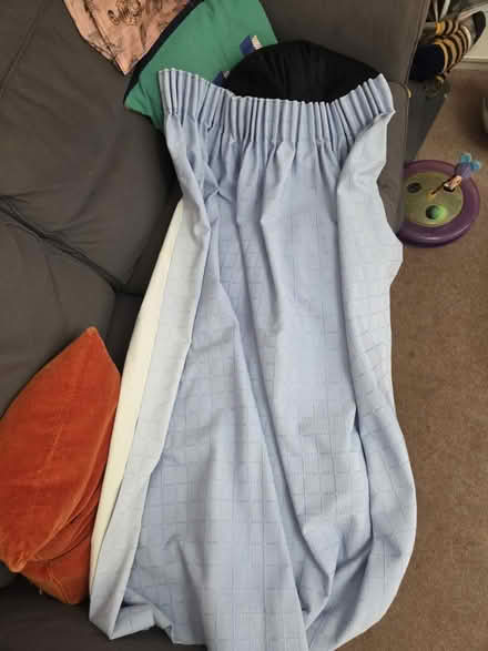 Photo of free 4 light blue 120cm drop curtains (Nottingham NG5) #1