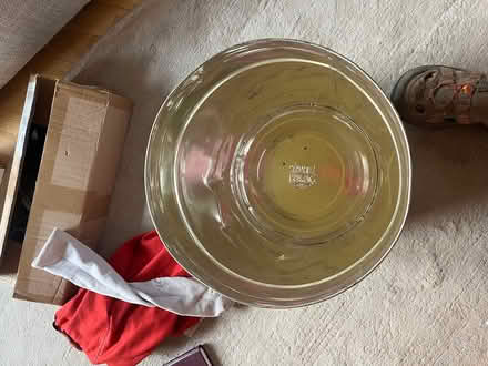Photo of free Large decorative tin (Green Lake) #3