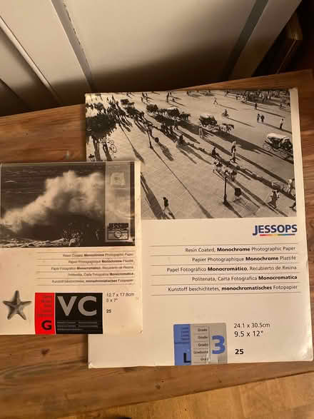 Photo of free B&W photographic paper (out of date) (Aldrington BN3) #1