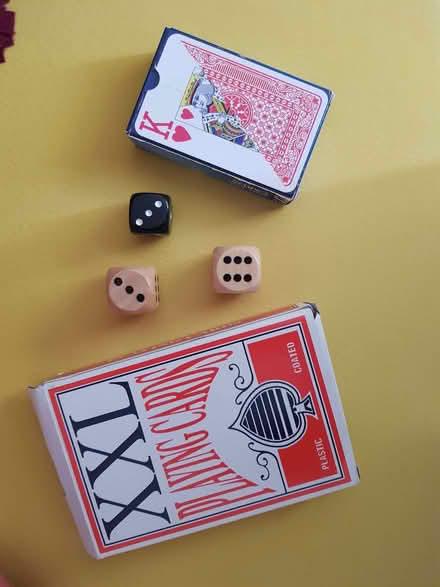 Photo of free Large index playing cards & large number dice (Kendal LA9) #1