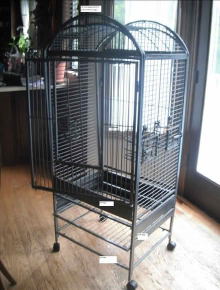 Photo of free Large Bird Cage on Wheels (Redwood City) #1