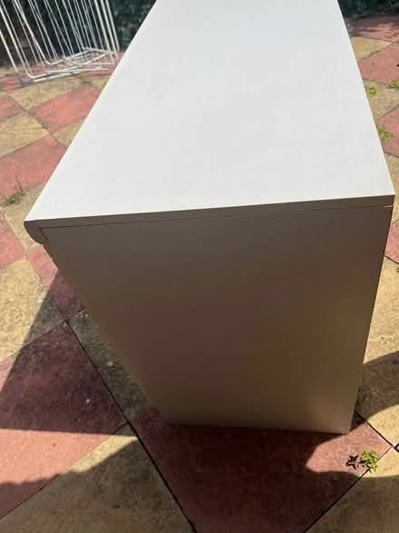 Photo of free White wooden desk (Leckhampton) #3