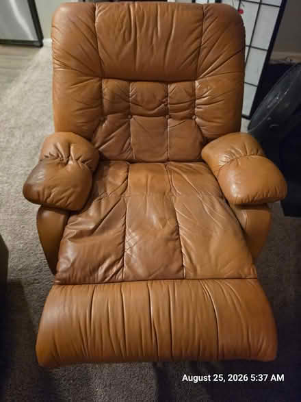 Photo of free Leather Recliner (Bridge street) #2