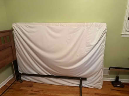 Photo of free Full size Bed frame and headboard (Morristown, New Jersey) #2