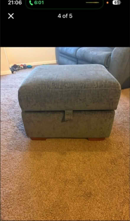 Photo of free 3 piece suite, poof and sofa bed (Radford Semele CV31) #2