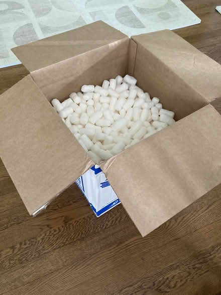 Photo of free Box with packing peanuts (near Fort Totten metro) #1