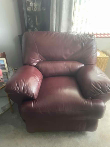 Photo of free Leather arm chair (Mackworth, Derby) #2