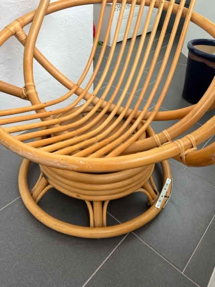 Photo of free Cane swivel chair (Hove BN3) #2