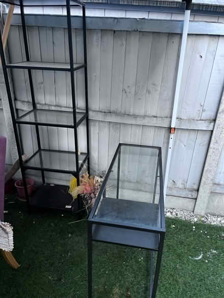 Photo of free Iron glass table and shelve (Romford RM3) #2