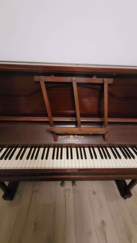 Photo of free Upright Piano - Good Condition, Dark Wood Finish (Nether Edge S7) #2